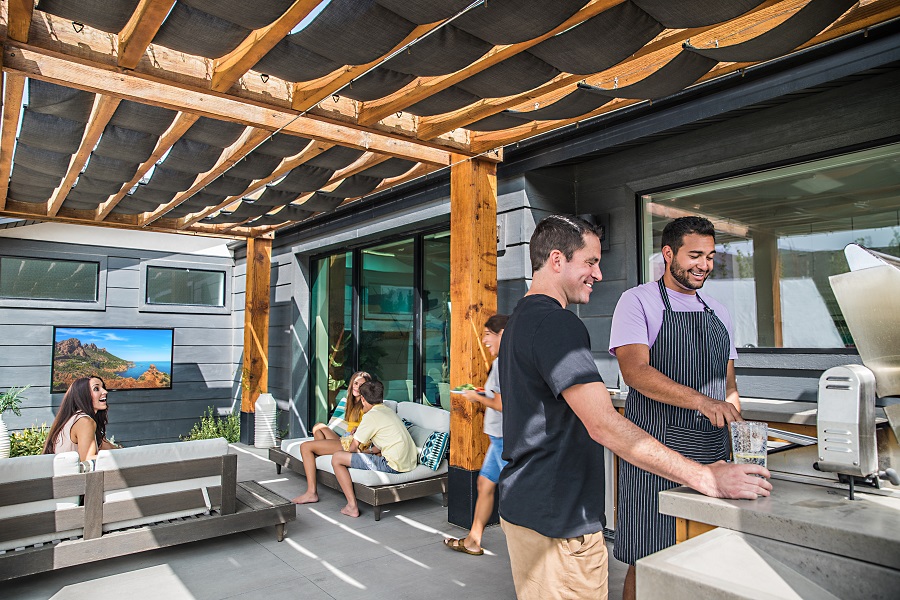 Liven Up Your Backyard With an Outdoor Entertainment System