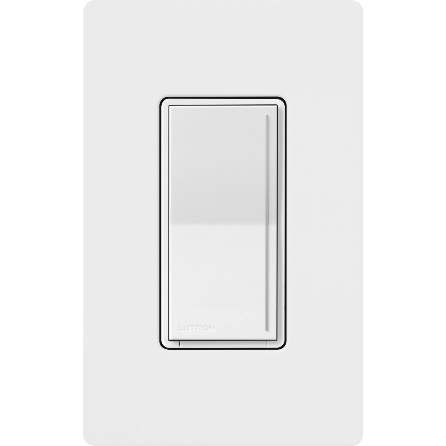 White Sunnata dimmer with a vertical touch light bar