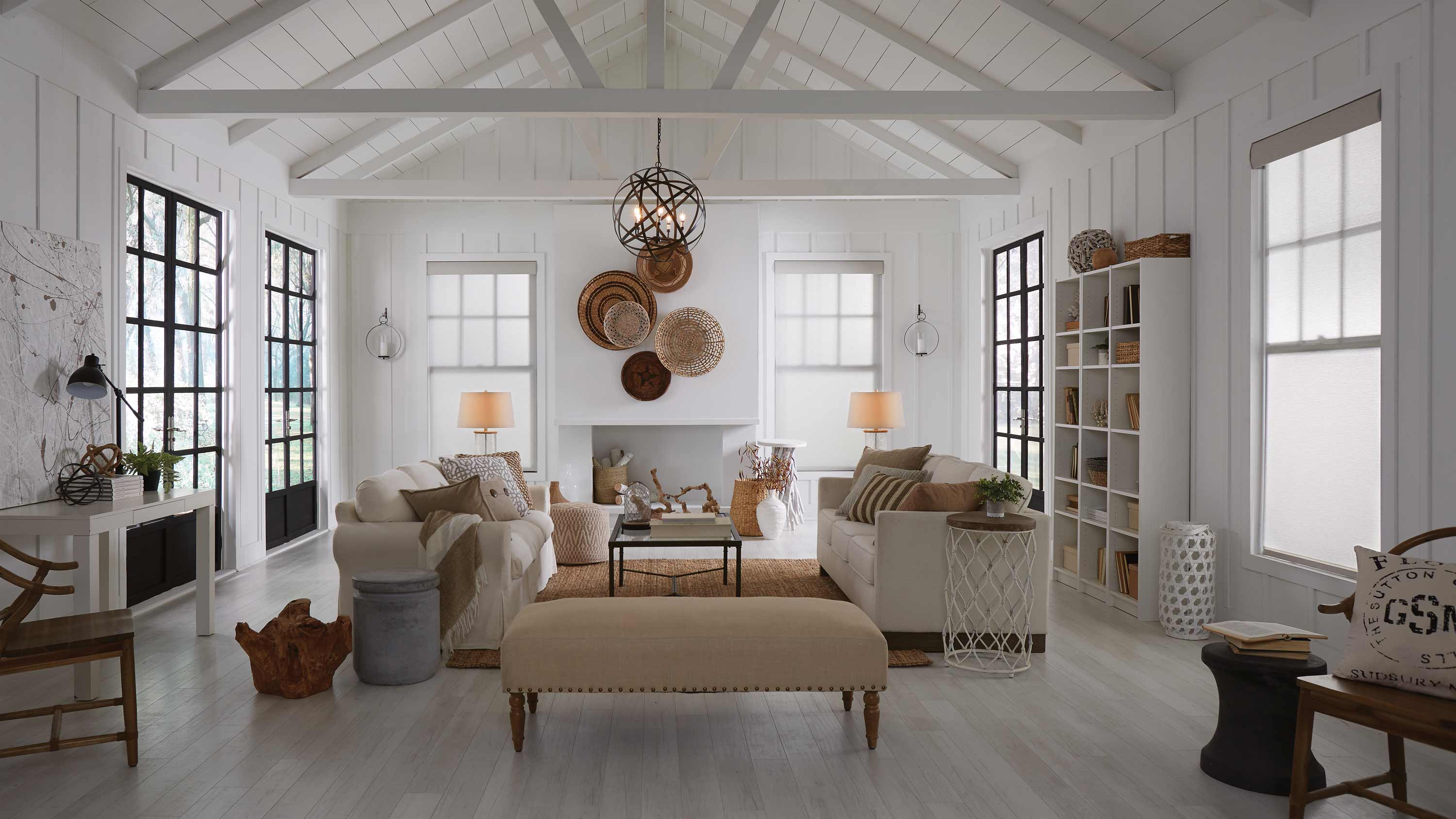 Control4 Dealer Austin, TX, home control, indoor automation, home automation, family room, smart shades, smart home control4