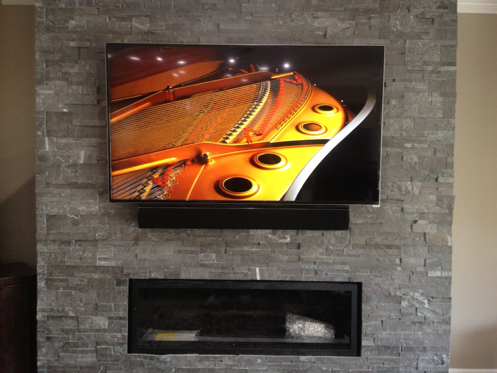 Riverplace TV and Soundbar