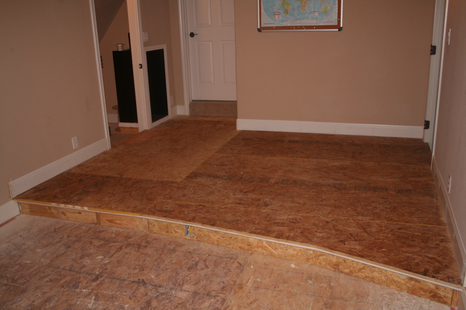 Steiner Ranch Home Theater Seating Risers and Flush Rack
