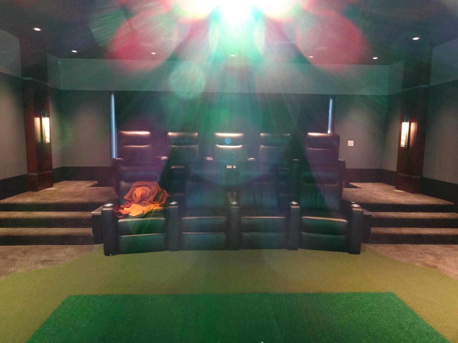 Tarrytown Golf Sim and Theater Seating