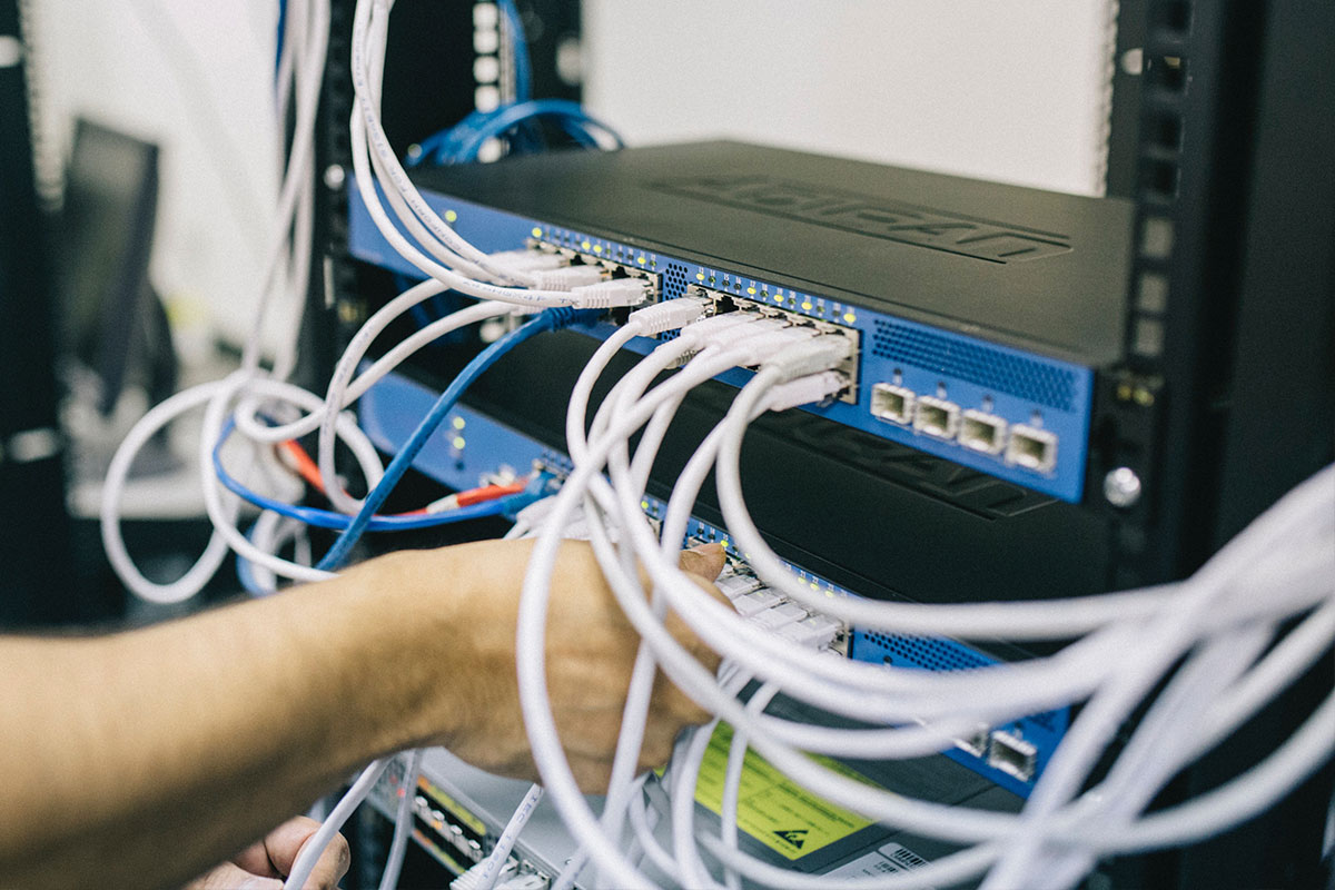 Whole-home network infrastructure by Bennett Technologies in Austin, TX