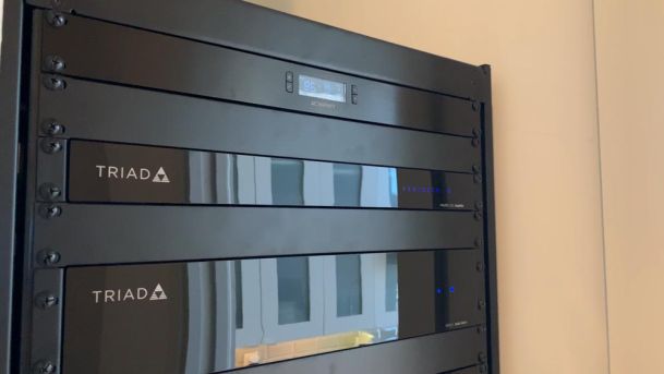 Distribution tower with triad technology